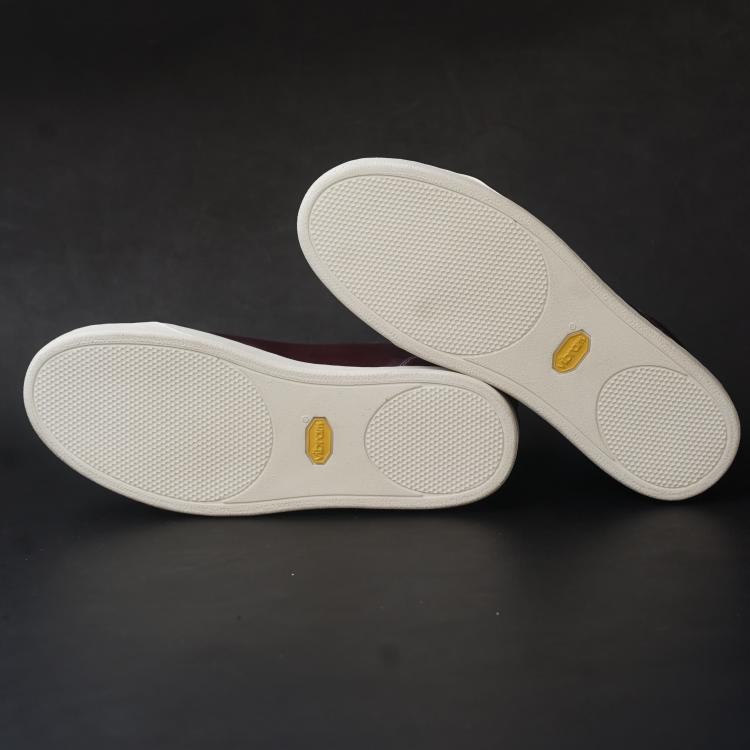 Songo High Top Rubber Sole Sneakers with Pull Up Leather
